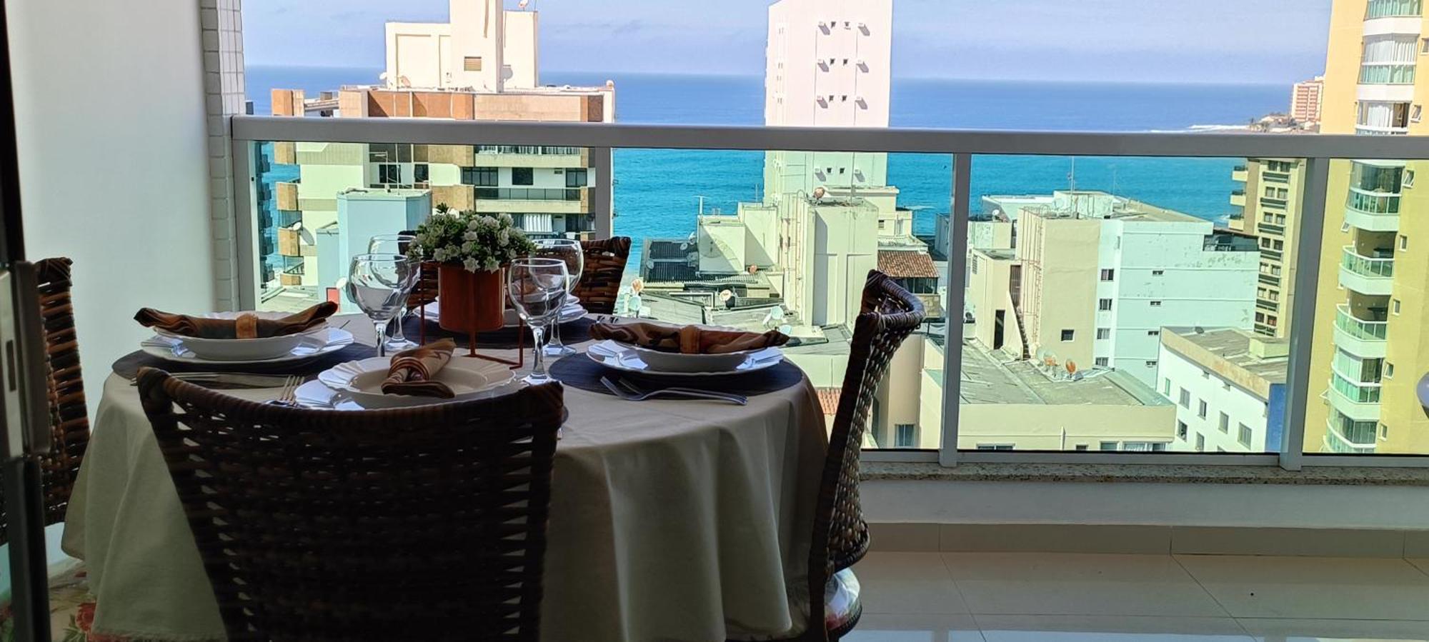 Magnifico Apto Com Vista Para O Mar, 2 Quartos, Maximo 6 Pessoas!!! Guarapari Buitenkant foto